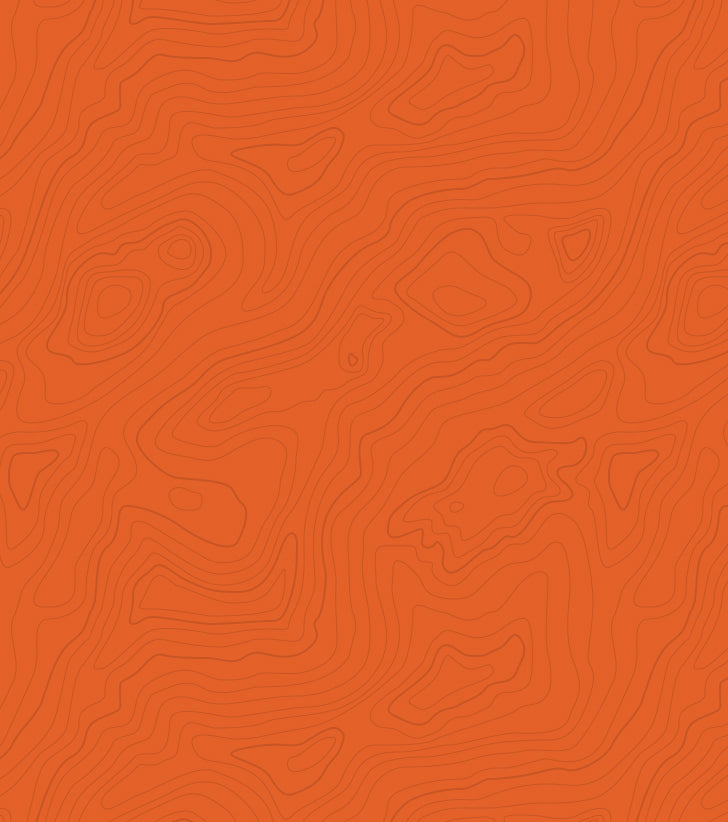 orange topographical background pattern