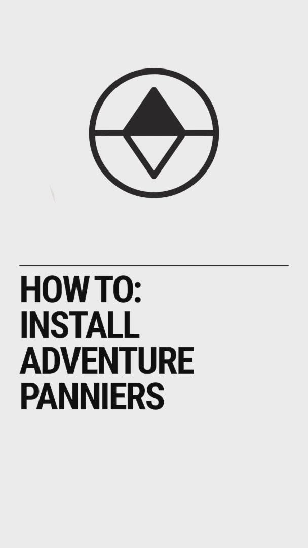 Demo video showing how to install the Adventure Pannier to the rack. | North St Bags all-groups