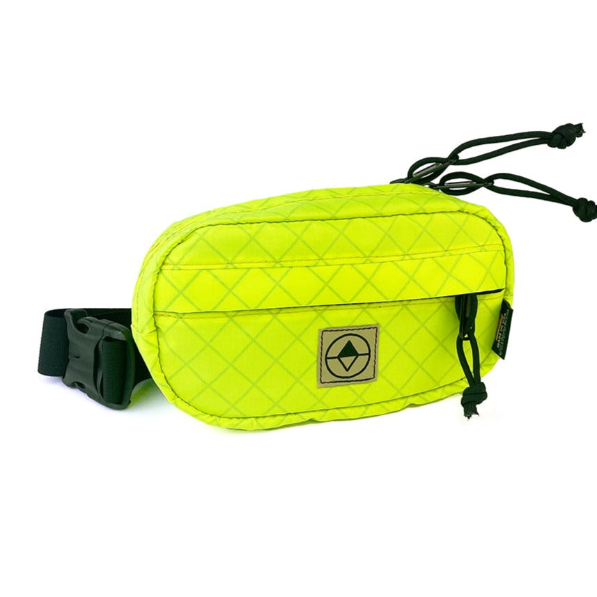 Stylish Hip Pack in EPX Lemon Lime Fabric - Pioneer 8 Hip Pack- North St. Bags