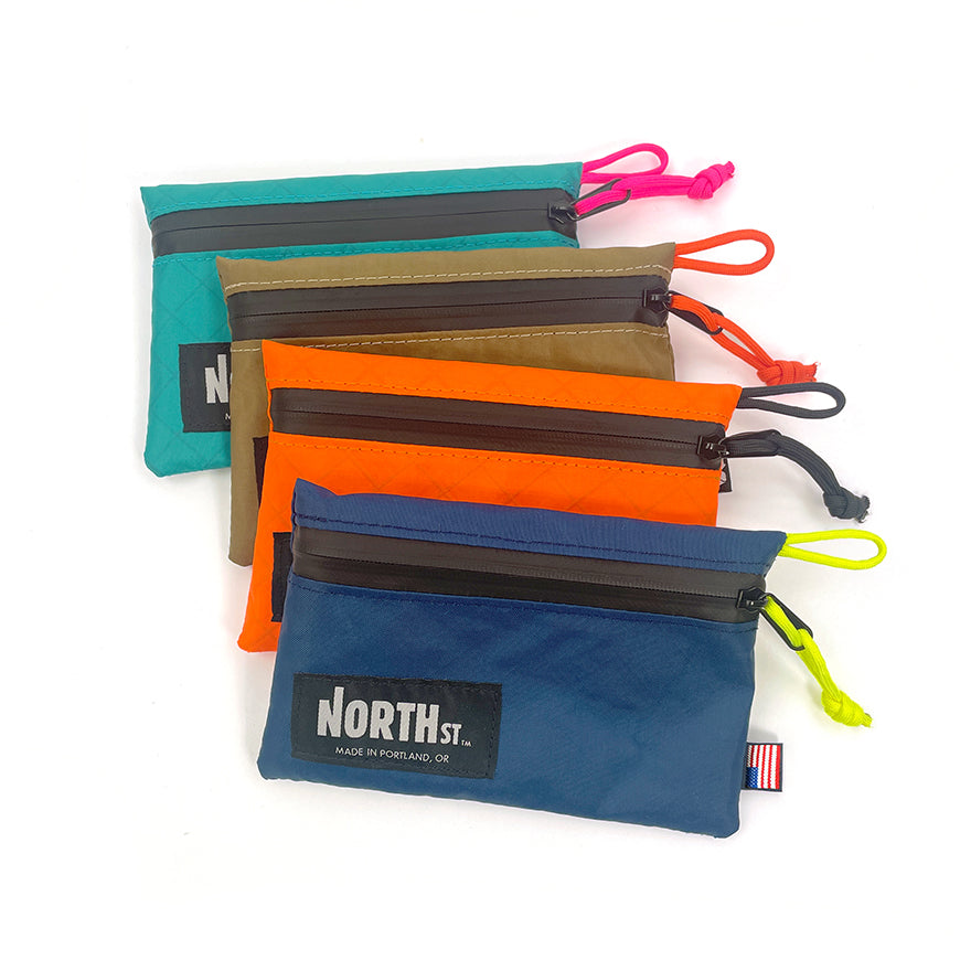 Array of regular size Shortstack Pouch Add-Ons. North St Bags all-groups