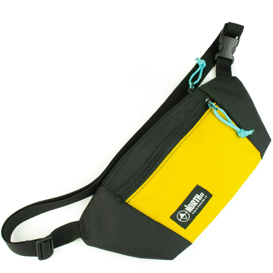 sling pouch by North St Bags in yellow