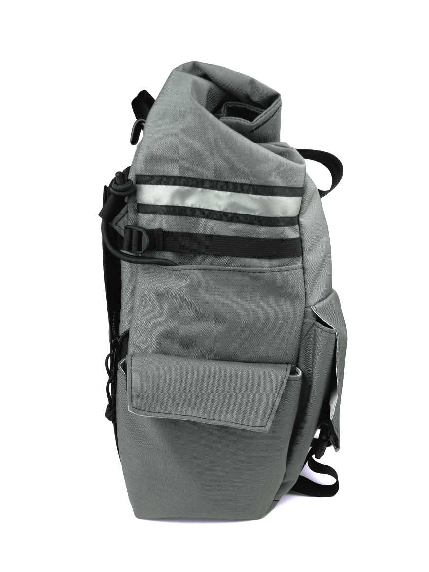 Side view of Woodward backpack pannier from North St Bags - all-groups